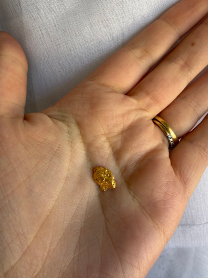 2 grams Natural Gold Nugget - September drop
