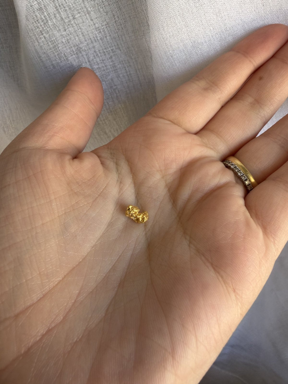 0.95 grams Natural Gold Nugget - September drop