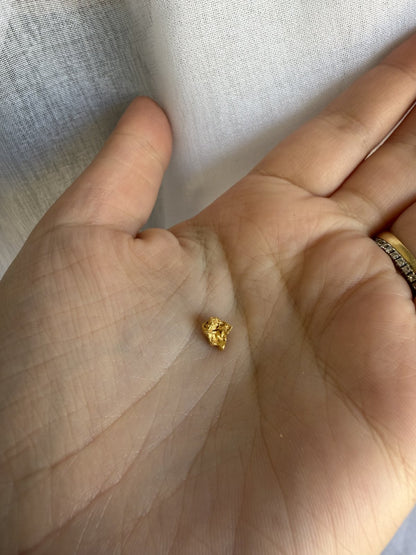 0.91 grams Natural Gold Nugget - September drop