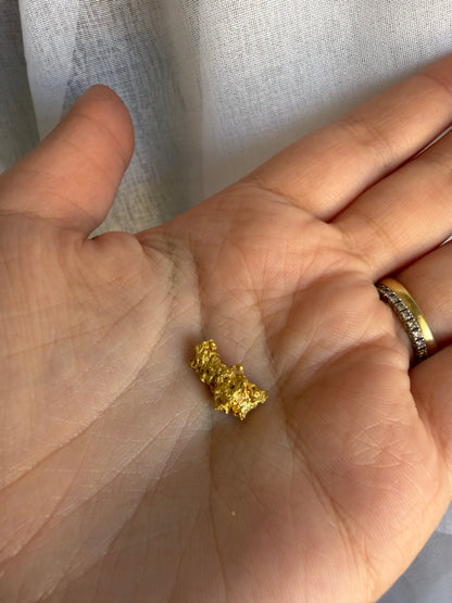 3.07 grams Natural Gold Nugget - September drop