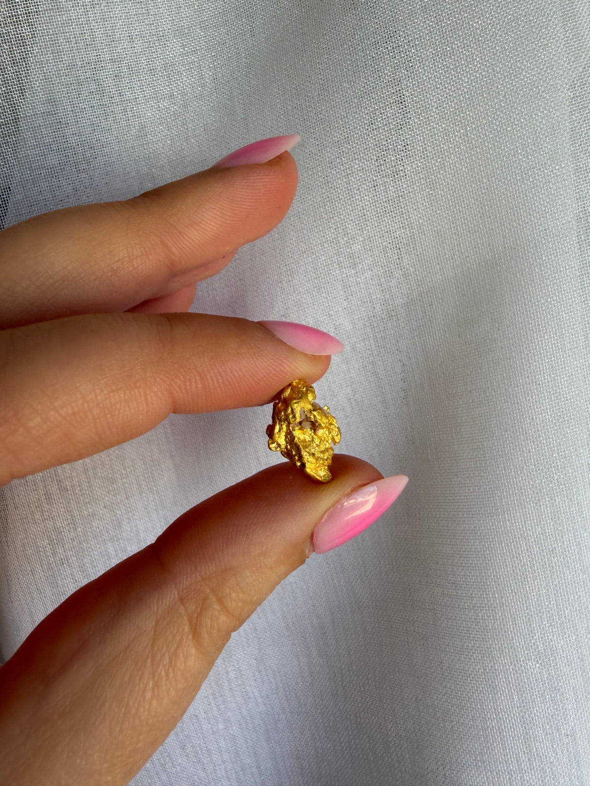 3.4 grams Natural Gold Nugget - September drop
