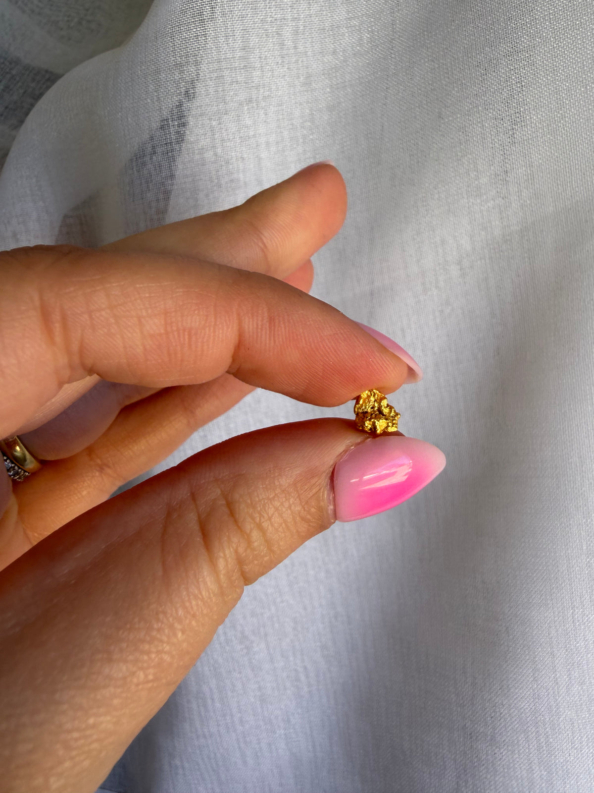 0.62 grams Natural Gold Nugget - September drop