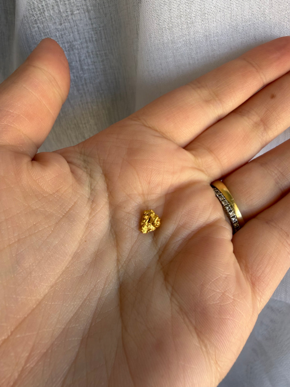 0.62 grams Natural Gold Nugget - September drop