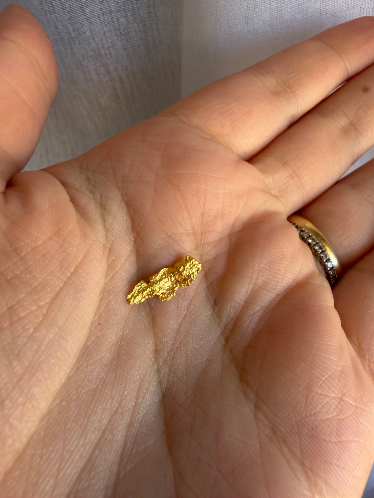 0.32 grams Natural Gold Nugget - September drop