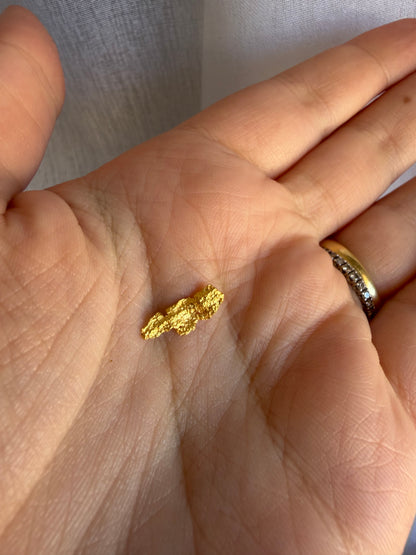 0.32 grams Natural Gold Nugget - September drop