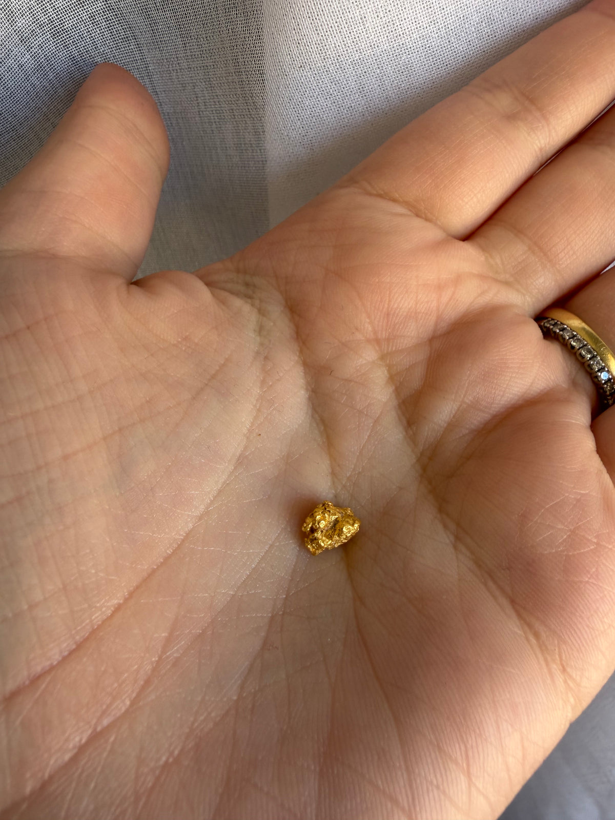 0.7 grams Natural Gold Nugget - September drop