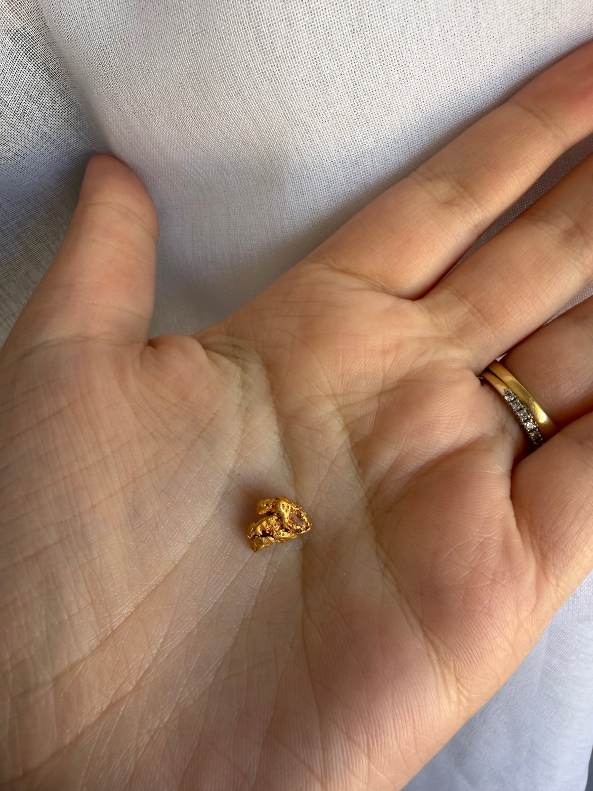 2.22 grams Natural Gold Nugget - September drop