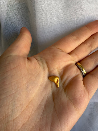 2.89 grams Natural Gold Nugget - September drop