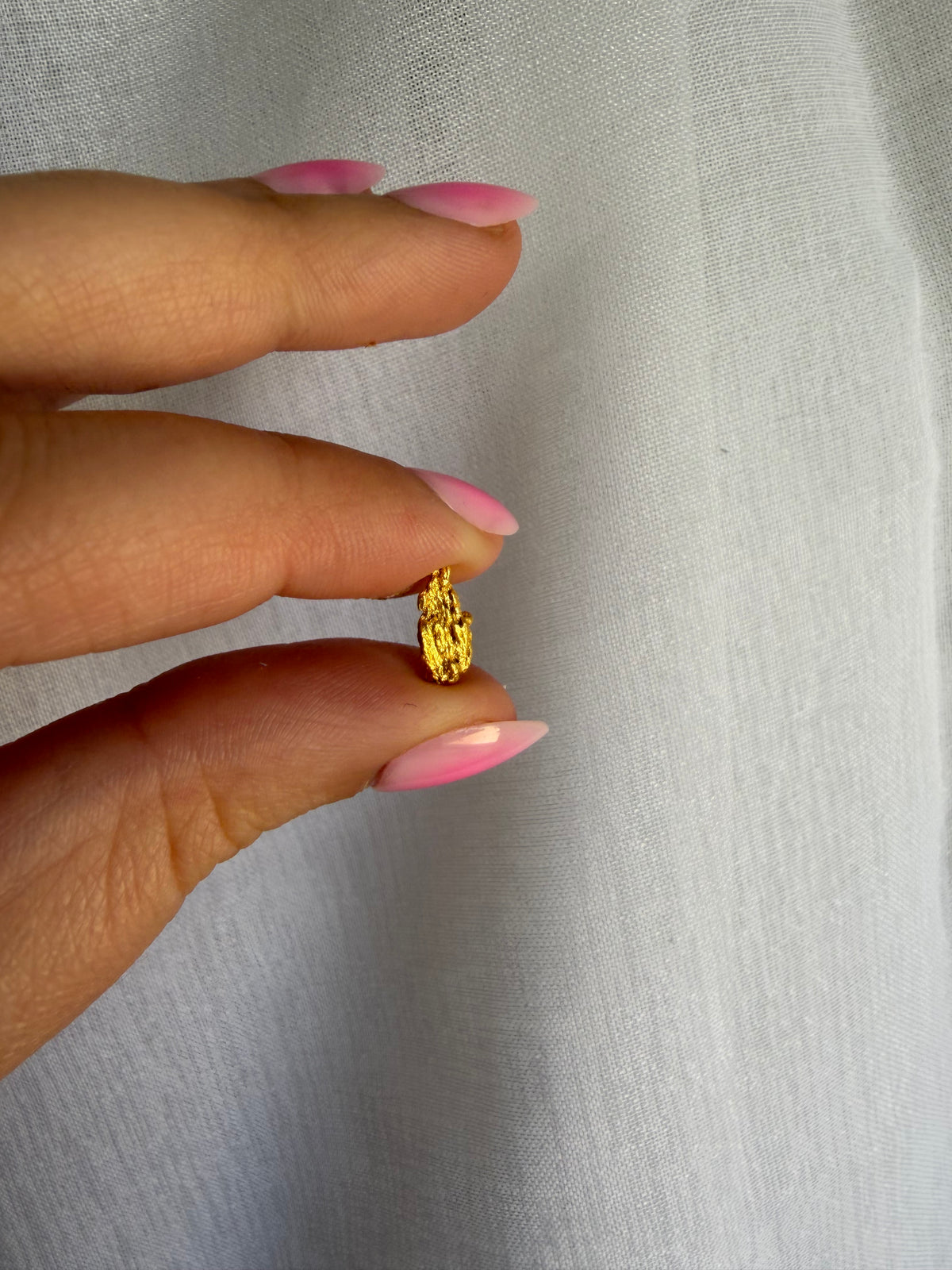 0.78 grams Natural Gold Nugget - September drop