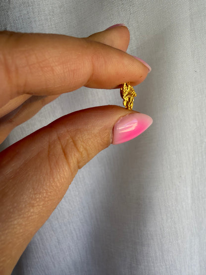 0.78 grams Natural Gold Nugget - September drop