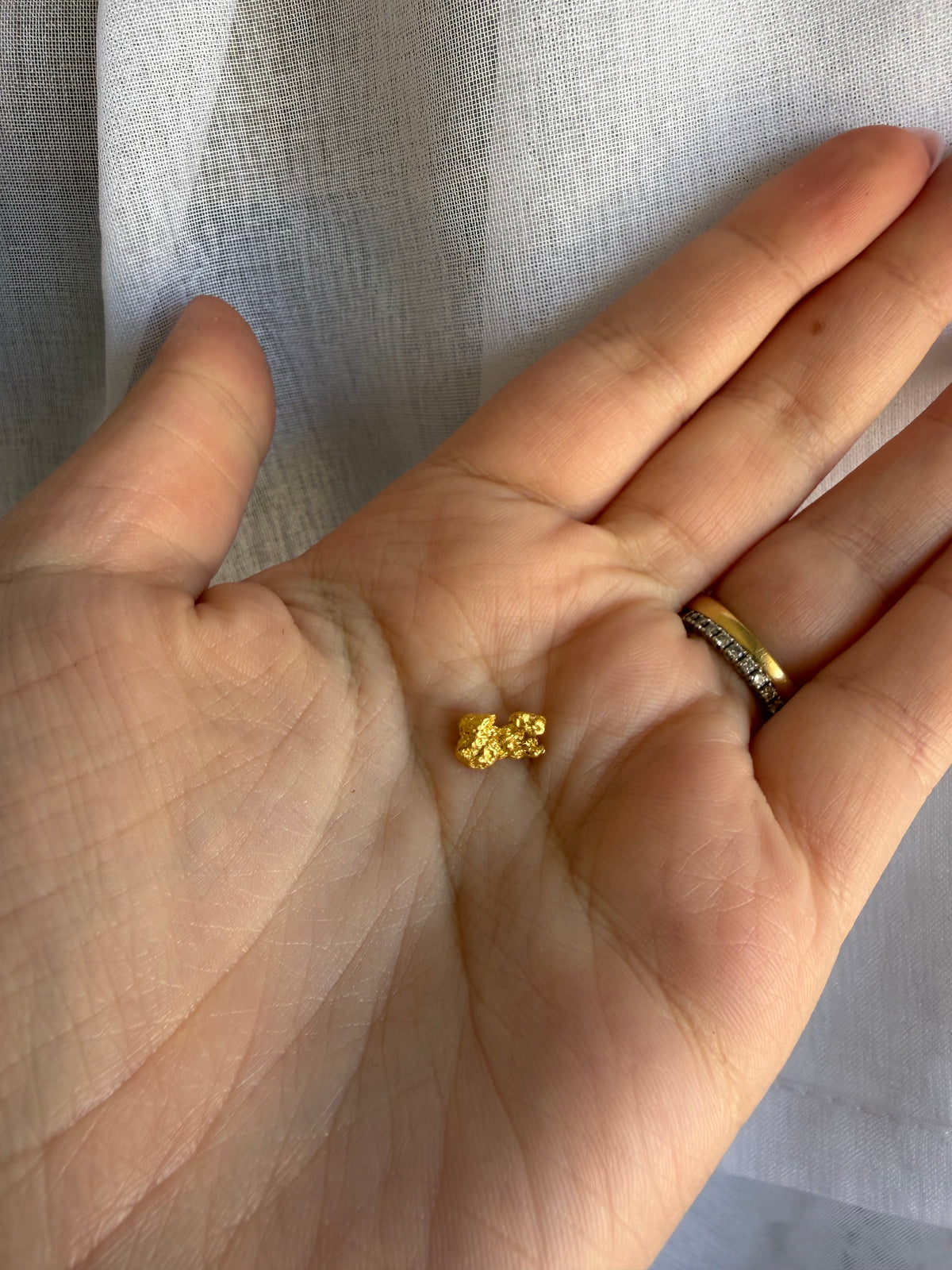 0.96 grams Natural Gold Nugget - September drop