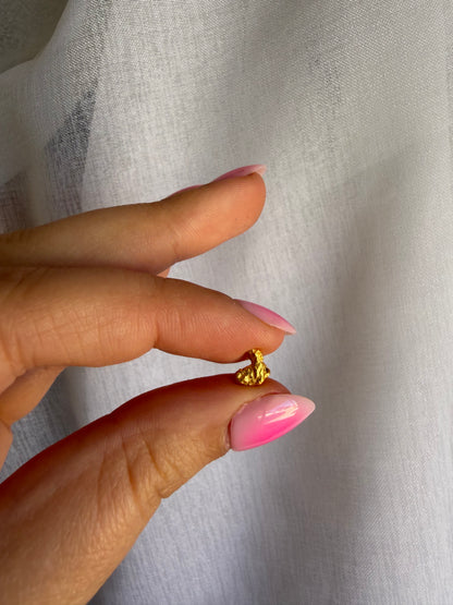 0.73 grams Natural Gold Nugget - September drop