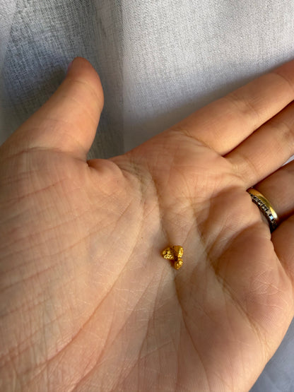 0.73 grams Natural Gold Nugget - September drop