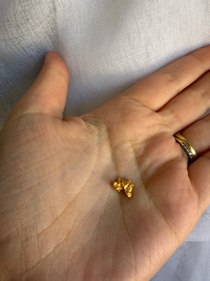 2 grams Natural Gold Nugget - September drop