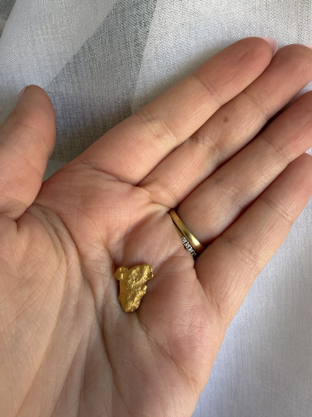 3 grams Natural Gold Nugget - September drop