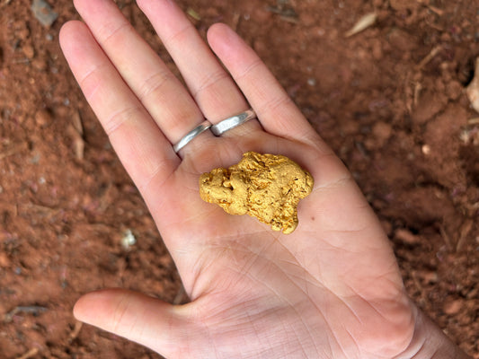 85.4 grams (2.7 oz) Large Kalgoorlie Gold Nugget - The Titan