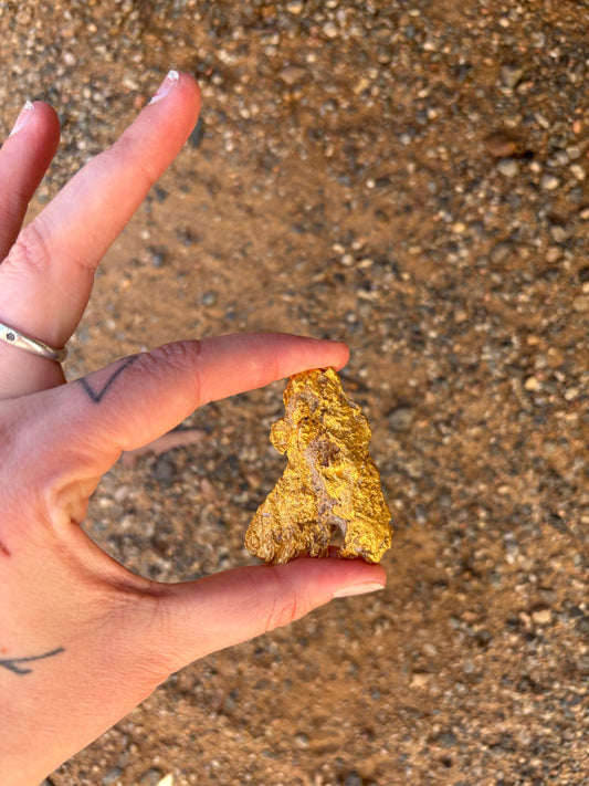 80 grams (2.5 oz) Large Kalgoorlie Gold Nugget - Golden Coast