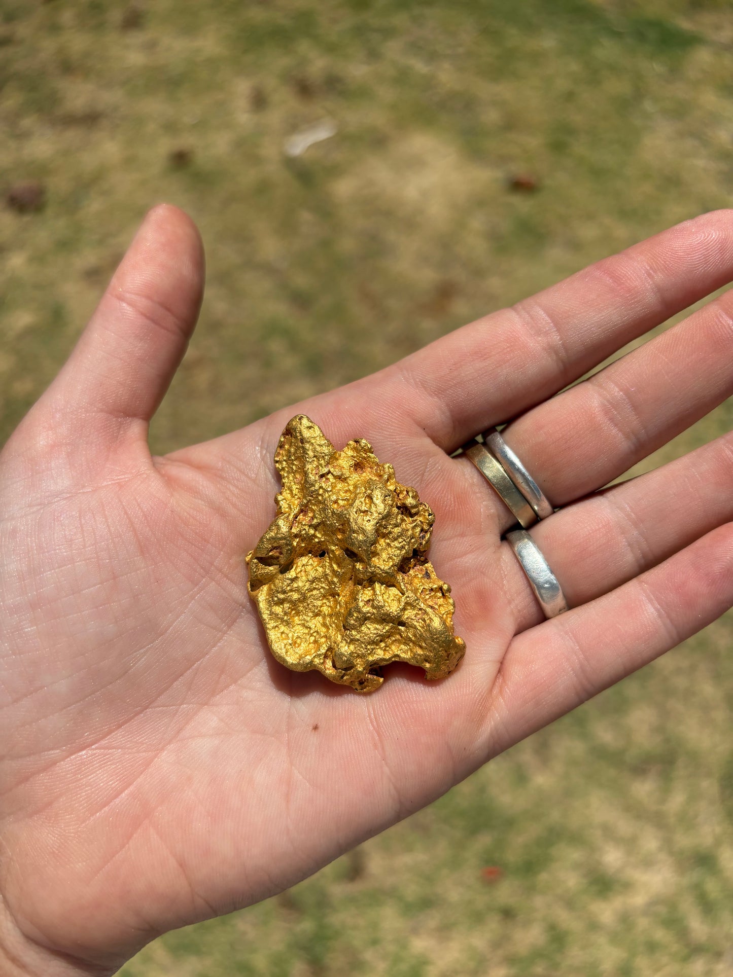 76.4 gram (2.4 oz) Natural Gold Nugget - Deep Sea