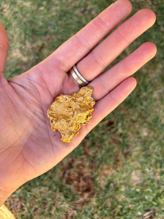 76.4 gram (2.4 oz) Natural Gold Nugget - Deep Sea