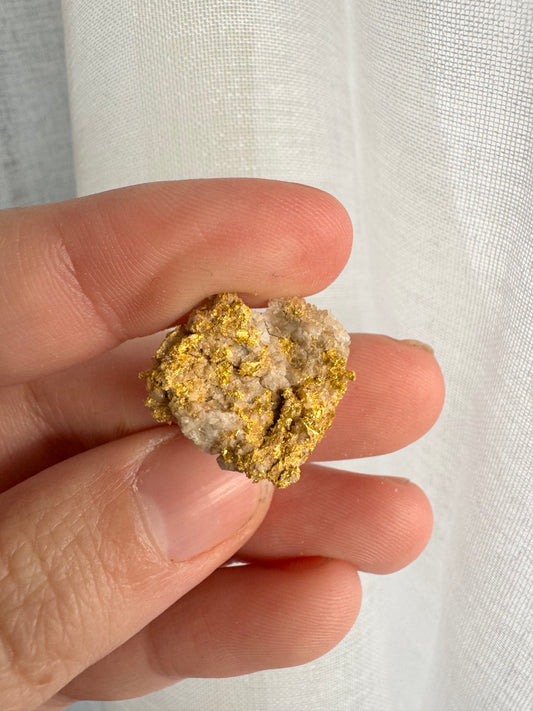 7.6 grams Natural Gold Nugget - August drop