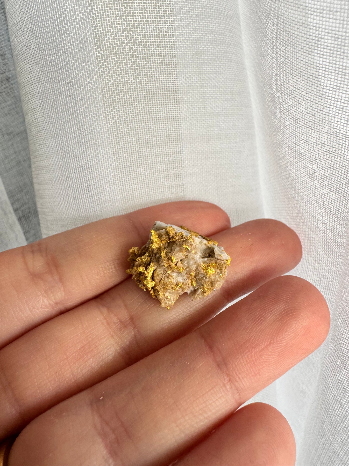 7.6 grams Natural Gold Nugget - August drop