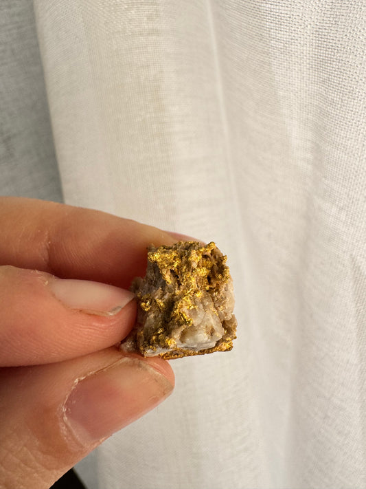 7.6 grams Natural Gold Nugget - August drop