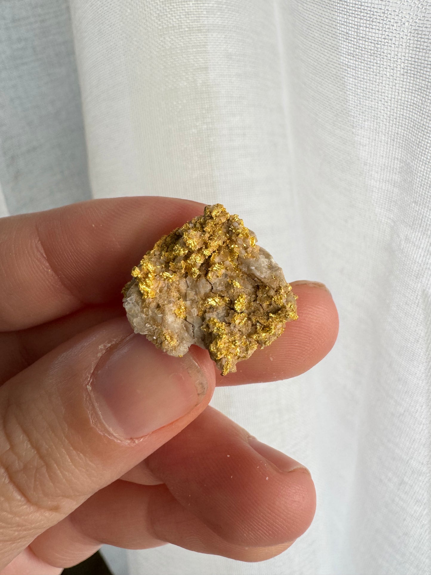 7.6 grams Natural Gold Nugget - August drop