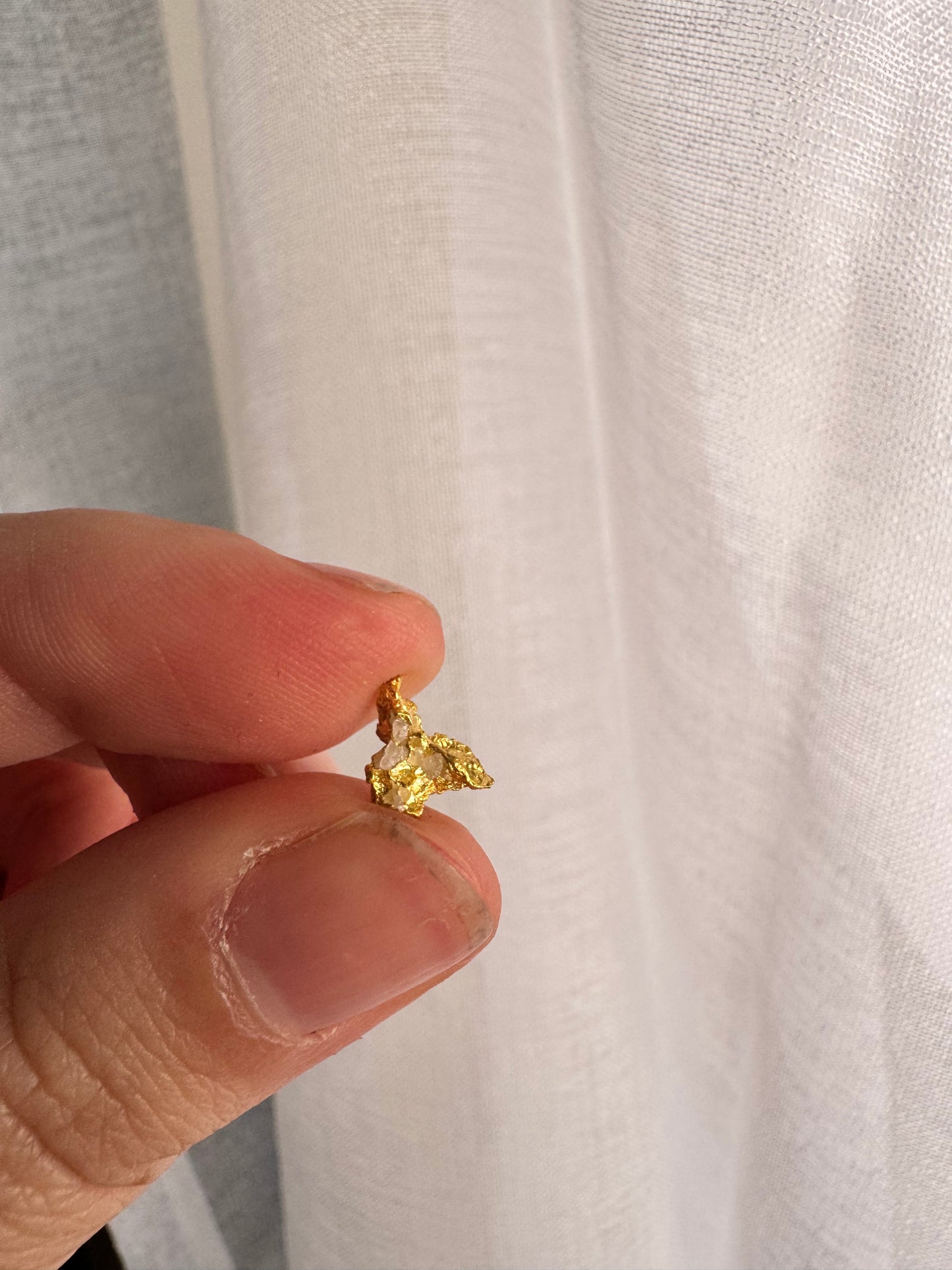 0.7 grams Natural Gold Nugget - August drop