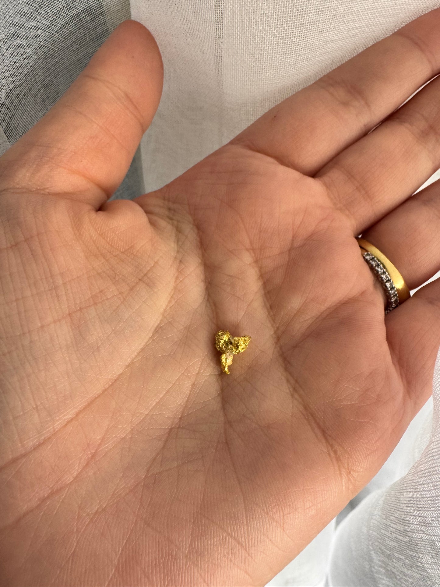 0.7 grams Natural Gold Nugget - August drop