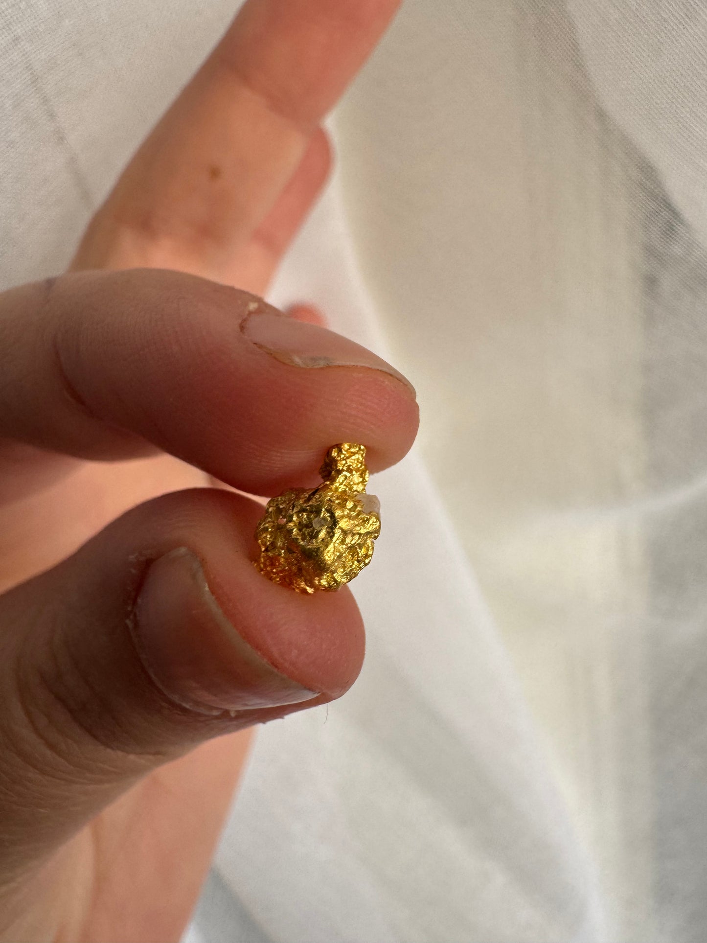 1.1 gram Natural Gold Nugget - August drop