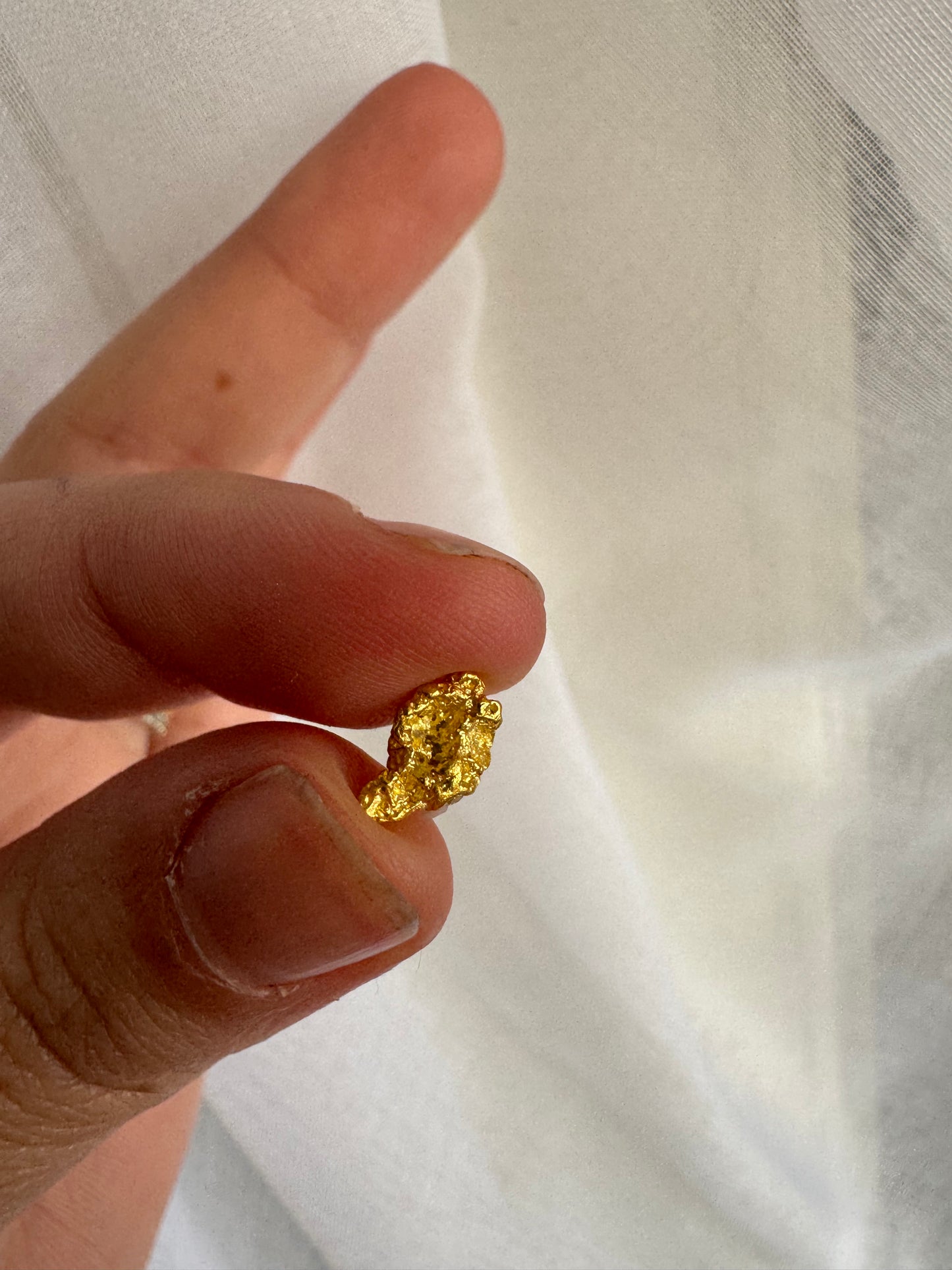 1.1 gram Natural Gold Nugget - August drop