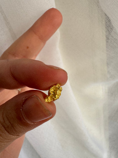 1.1 gram Natural Gold Nugget - August drop