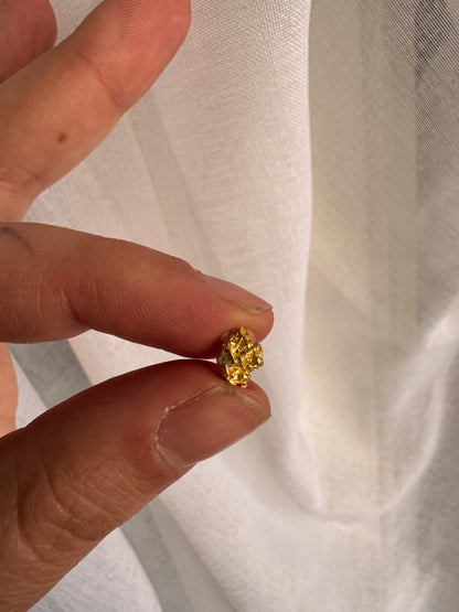 0.9 gram Natural Gold Nugget - August drop