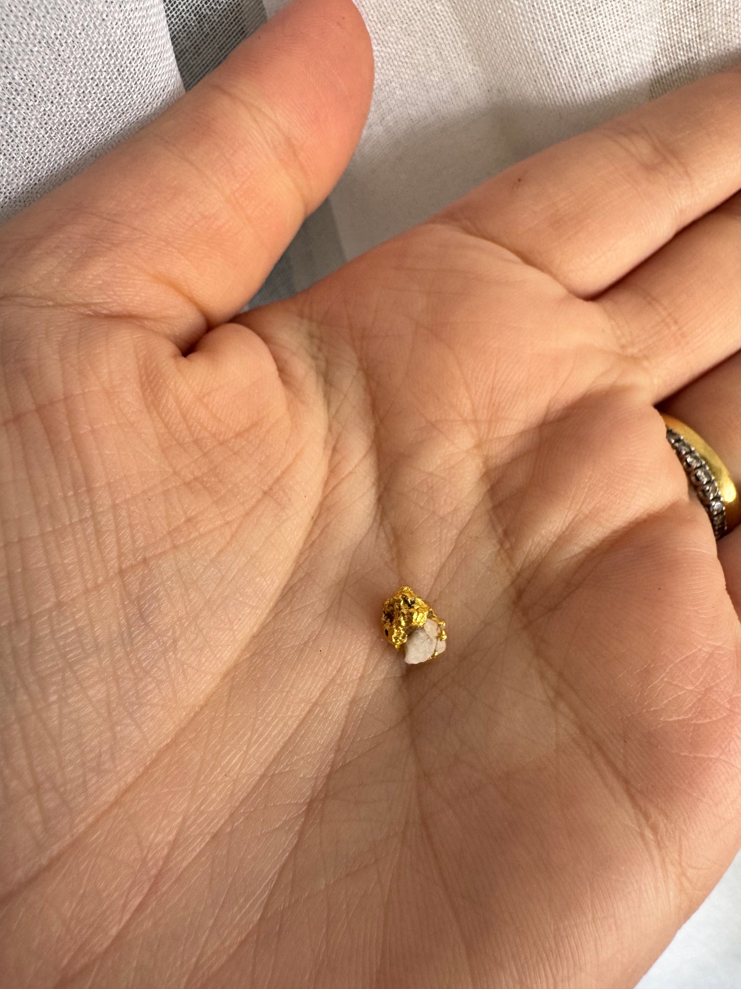 0.9 gram Natural Gold Nugget - August drop