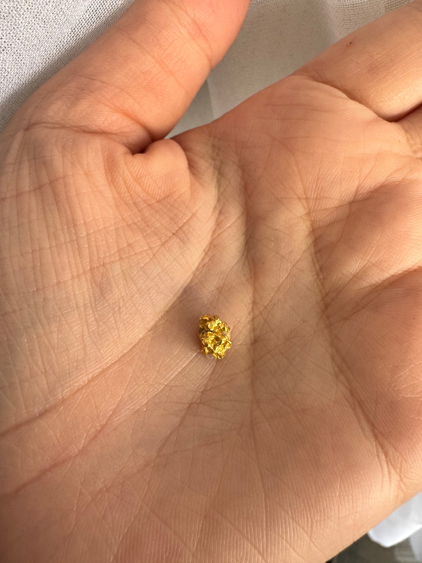 0.9 gram Natural Gold Nugget - August drop