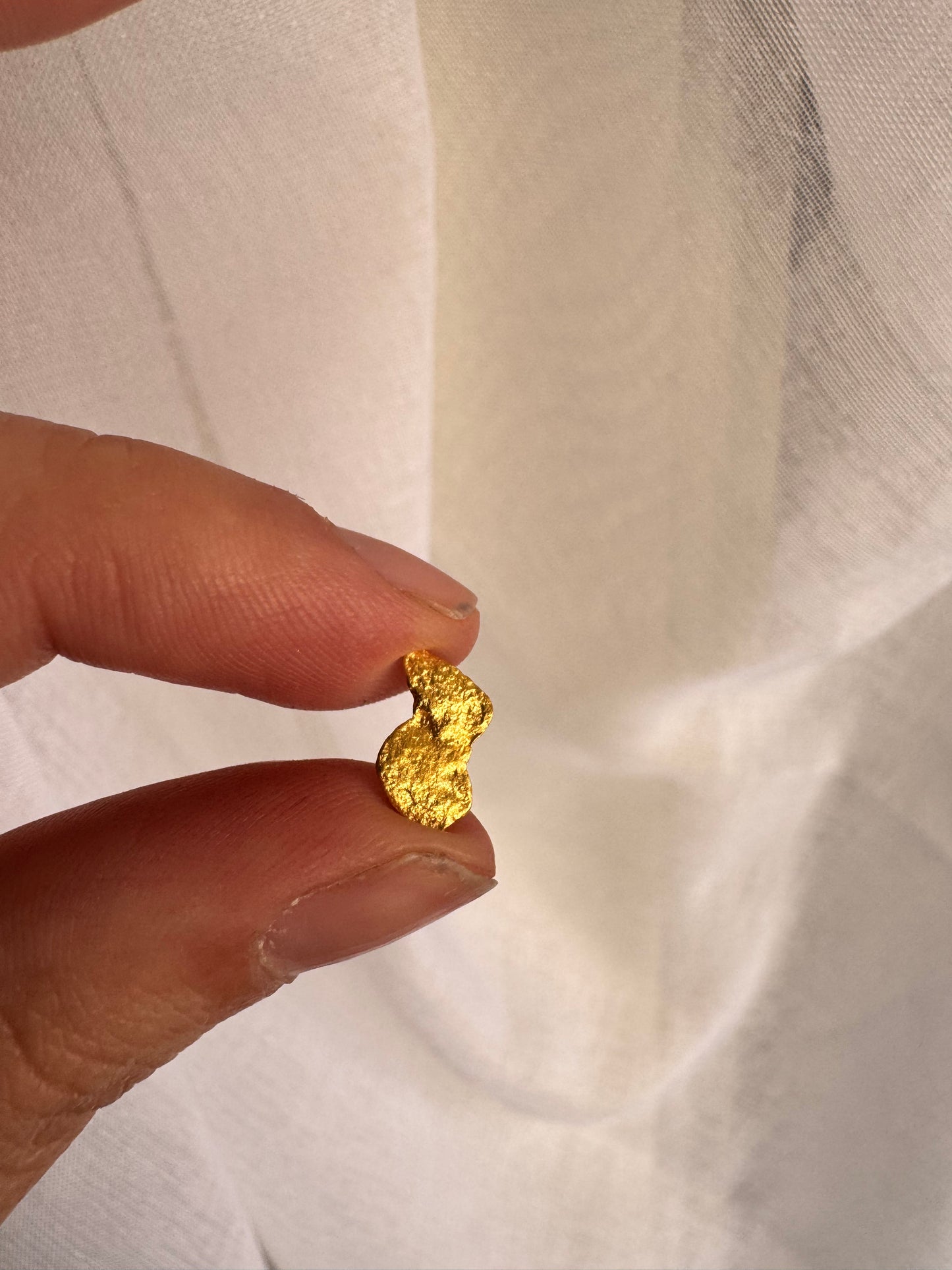 0.6 grams Natural Gold Nugget - August drop