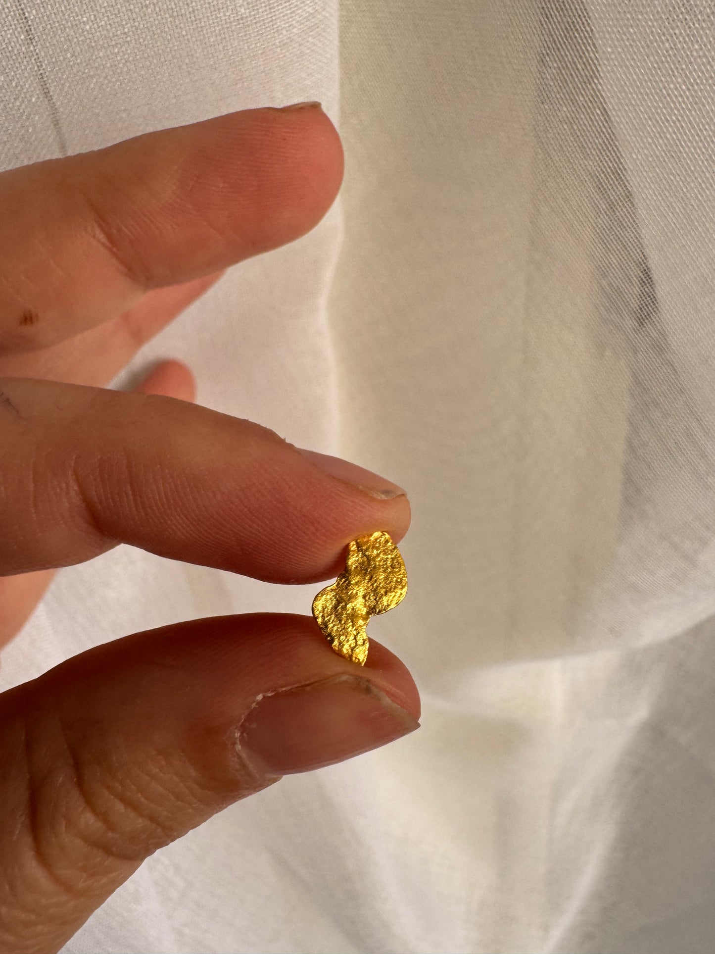 0.6 grams Natural Gold Nugget - August drop