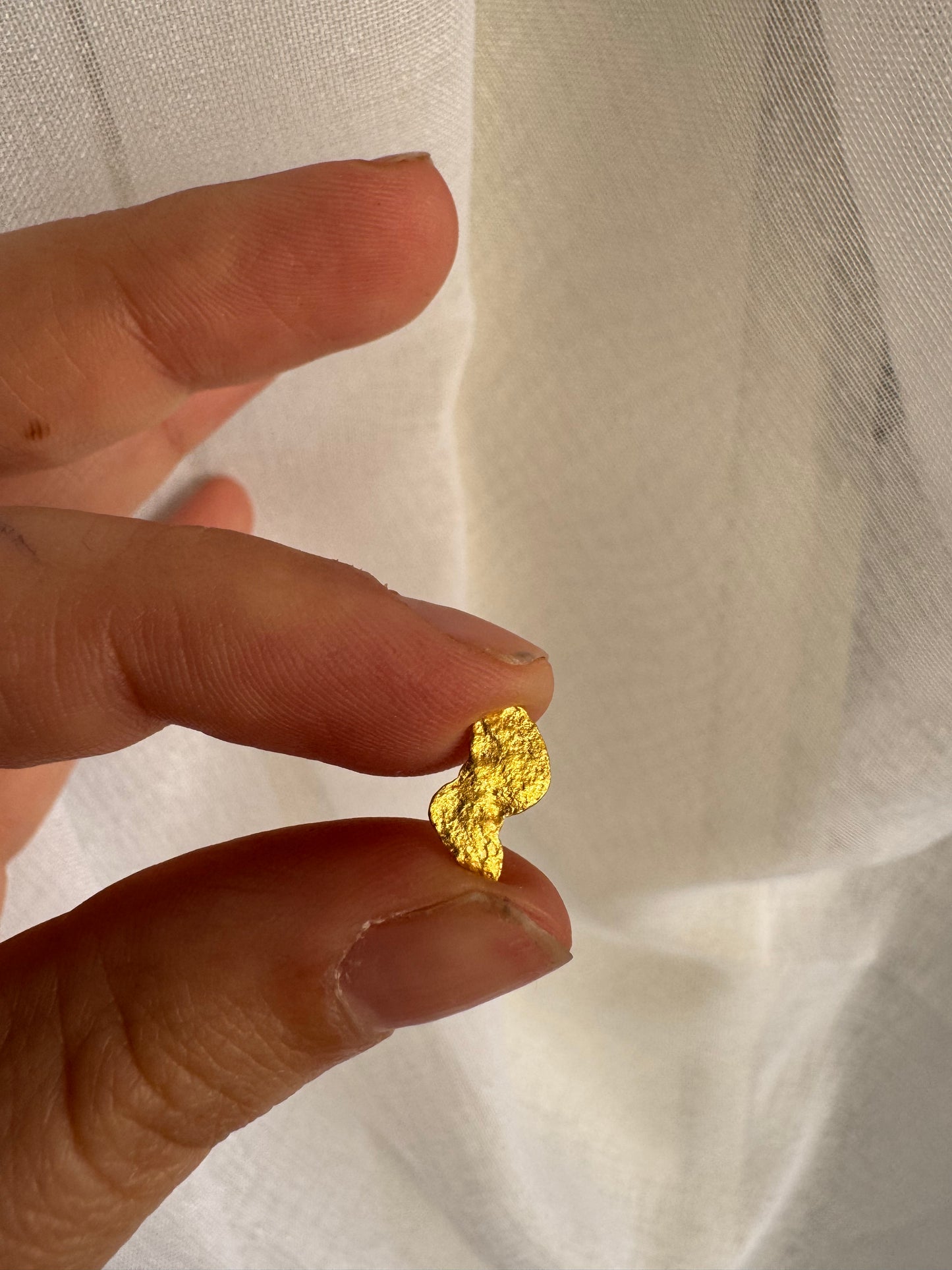 0.6 grams Natural Gold Nugget - August drop