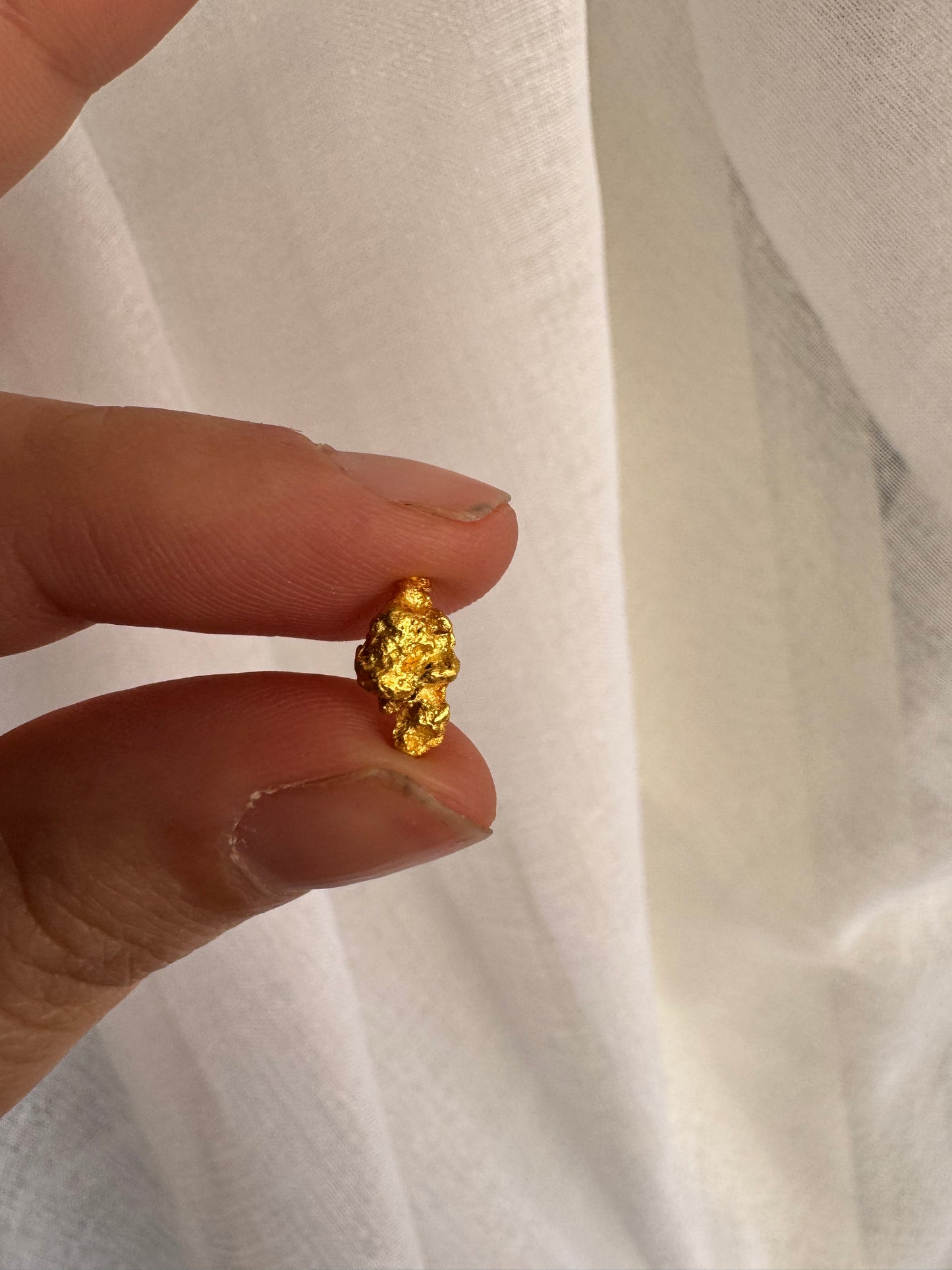 1.1 grams Natural Gold Nugget - August drop