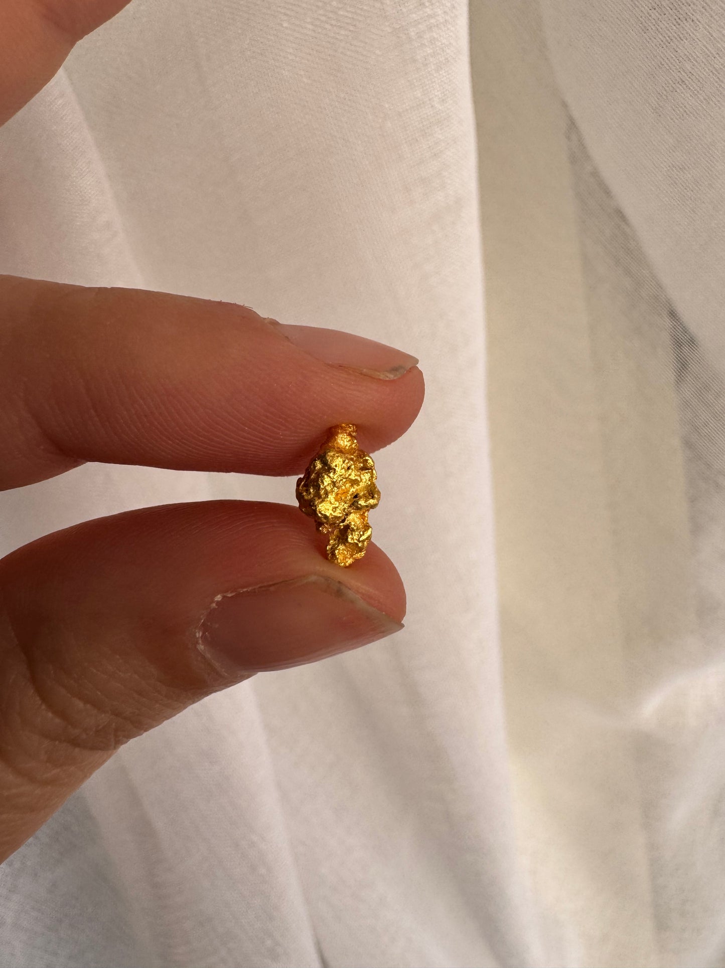 1.1 grams Natural Gold Nugget - August drop