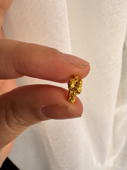 1.1 grams Natural Gold Nugget - August drop