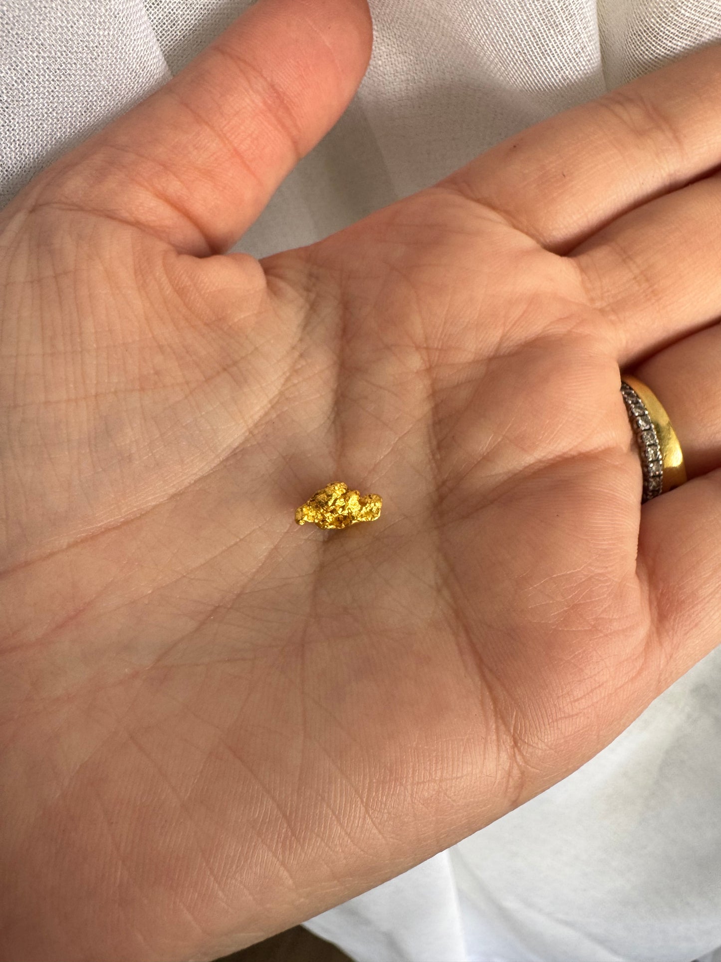 1.1 grams Natural Gold Nugget - August drop