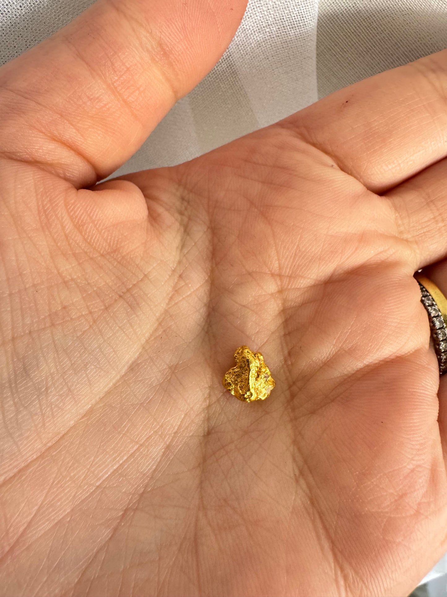 2 grams Natural Gold Nugget - August drop