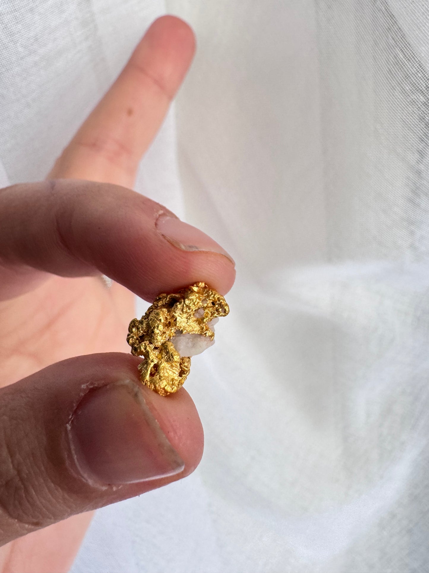 3.55 gram Natural Gold Nugget - August Drop