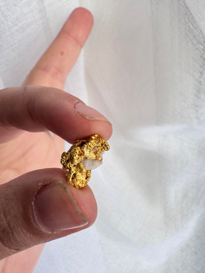 3.55 gram Natural Gold Nugget - August Drop