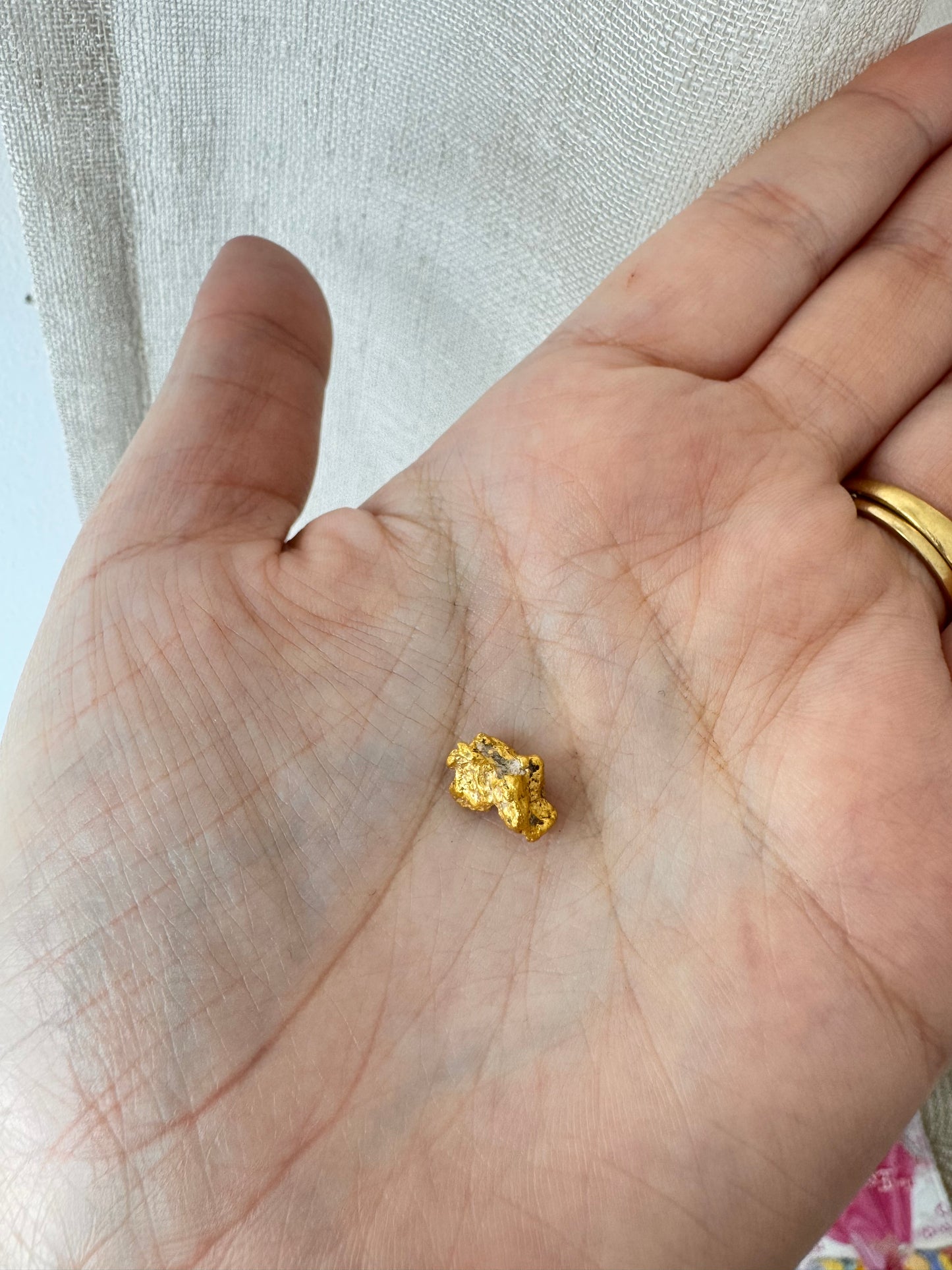3.2 gram Natural Gold Nugget - August Drop