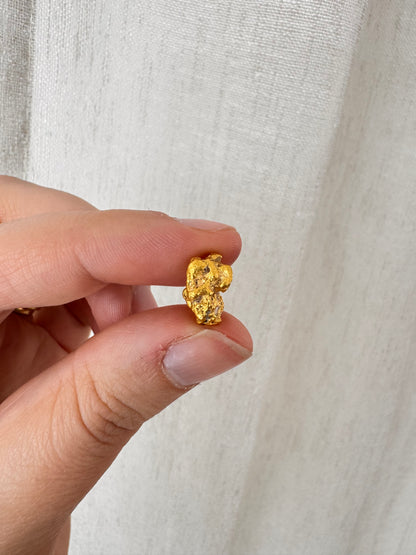 3.2 gram Natural Gold Nugget - August Drop