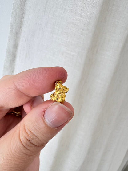 3.2 gram Natural Gold Nugget - August Drop