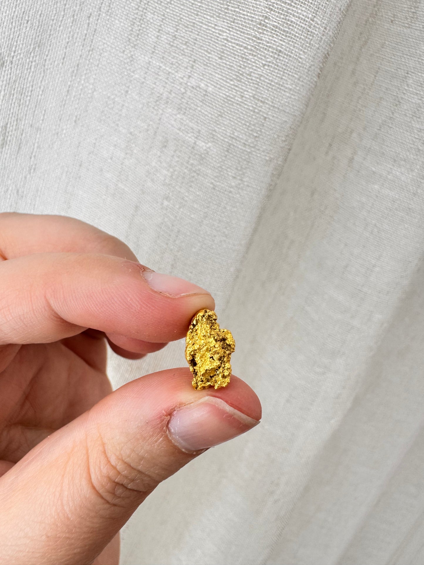 3.2 gram Natural Gold Nugget - August Drop