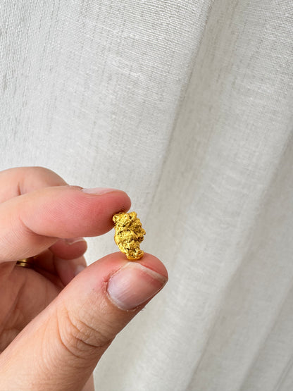 3.2 gram Natural Gold Nugget - August Drop